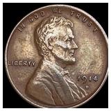 1914-D Lincoln Wheat Cent NEARLY UNCIRCULATED
