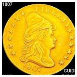 1807 $2.50 Gold Quarter Eagle CHOICE AU