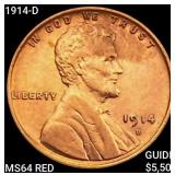 1914-D Wheat Cent