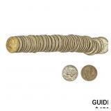 [49 PCS] Silver Dimes Roll