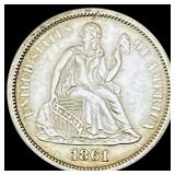 1861 Seated Liberty Dime