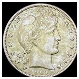 1901 Barber Half Dollar UNCIRCULATED