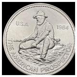 1984 Engelhard American Prospector Silve GEM BU