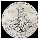 1984 Engelhard American Prospector Silve GEM BU