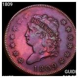 1809 Classic Head Large Cent HIGH GRADE