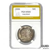 1936 Long Island Half Dollar PGA MS66