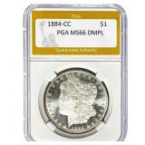 1884-CC Morgan Dollar PGA MS66 DMPL
