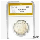 1923-S Monroe Half Dollar PGA MS65