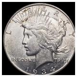 1934 Peace Dollar CLOSELY UNCIRCULATED