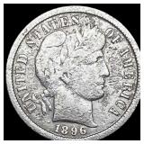 1896-S Barber Dime LIGHTLY CIRCULATED