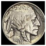 1915-D Buffalo Nickel CHOICE AU