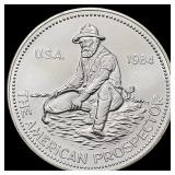 1984 Engelhard American Prospector Silve GEM BU
