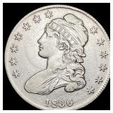1836 Capped Bust Half Dollar CLOSELY UNCIRCULATED