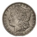 1901 Morgan Silver Dollar XF