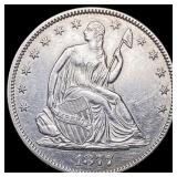1877 Seated Liberty Half Dollar UNCIRCULATED