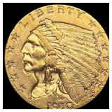 1910 Indian Head $2.50 Gold Quarter Eagl CLOSELY U