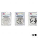 [3] 2006 Silver Eagle PCGS MS/PR69 DCAM