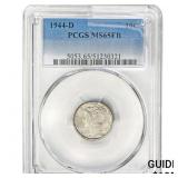 1944-D Mercury Silver Dime PCGS MS65