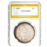 1899 Morgan Silver Dollar PGA MS64