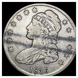 1836 Capped Bust Half Dollar LIGHTLY CIRCULATED