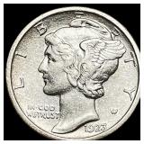 1923 Mercury Dime CHOICE AU