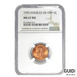 1995 Lincoln Memorial Cent NGC MS67 RD