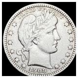 1909 Barber Quarter HIGH GRADE
