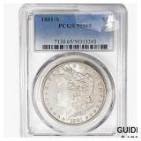 1881-S Morgan Silver Dollar PCGS MS65