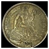 1888 Seated Liberty Dime NEARLY UNCIRCULATED