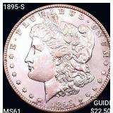 1895-S Morgan Silver Dollar UNCIRCULATED