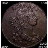 1802 1/000 Draped Bust Cent CLOSELY UNCIRCULATED