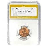 1920 1C PGA MS67 RED