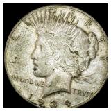1934-D Peace Silver Dollar