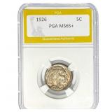 1926 Buffalo Nickel PGA MS65+