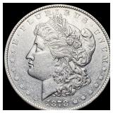 1878 Morgan Silver Dollar CLOSELY UNCIRCULATED