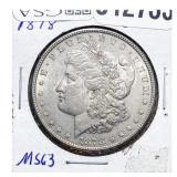 1878 8TF Morgan Silver Dollar MS