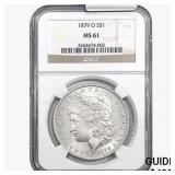 1879-O Morgan Silver Dollar NGC MS61