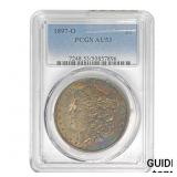 1897-O Morgan Silver Dollar PCGS AU53