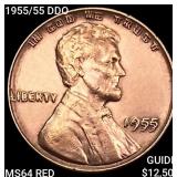 1955/55 DDO Wheat Cent