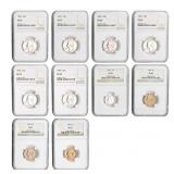 1955-1963 GEM Proof US Coin Lot [10 Coins] NGC PF6