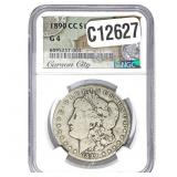 1890-CC Morgan Silver Dollar NGC G4