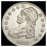 1833 Capped Bust Half Dollar CLOSELY UNCIRCULATED