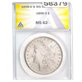 1898-O Morgan Silver Dollar ANACS MS62