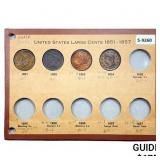 1851-1854 US Large Cents Set [4 Coins]