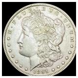 1891-CC Morgan Silver Dollar CLOSELY UNCIRCULATED