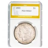 1903 Morgan Silver Dollar PGA MS63
