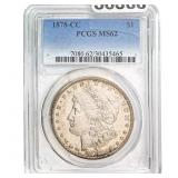 1878-CC Morgan Dollar PCGS MS62