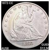 1872-CC Seated Liberty Half Dollar