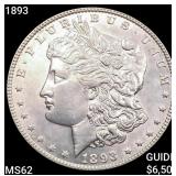 1893 Morgan Silver Dollar