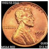 1955/55 DDO Wheat Cent